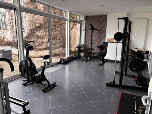 Fitness centrum a/nebo fitness zařízení v ubytování L'Ecrin secret
