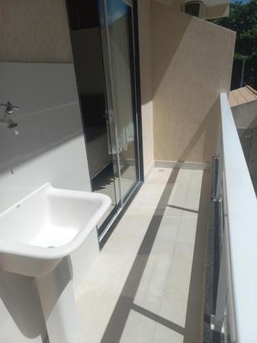 Koupelna v ubytování Apartamento Loft de 1 quarto.