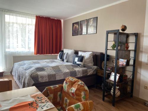 Postel nebo postele na pokoji v ubytování Vier Jahreszeiten