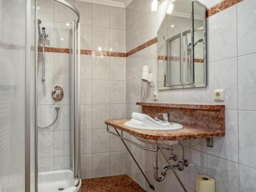 Koupelna v ubytování Bergzeit Fieberbrunn
