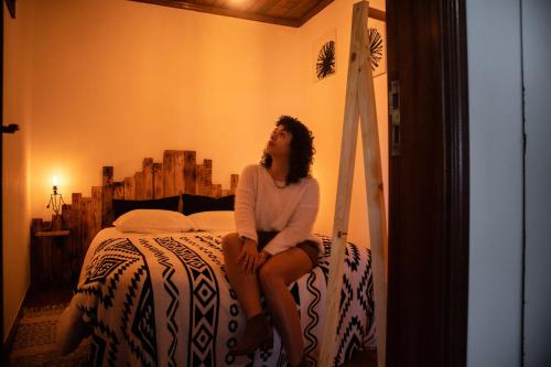 Katil atau katil-katil dalam bilik di Casa Da Zu