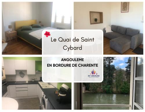 Le quai de Saint Cybard- Gare- BD- 4 pers