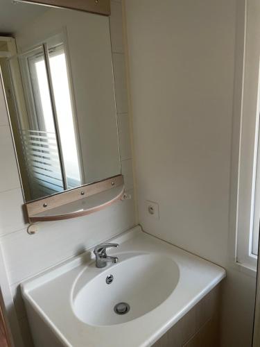 Koupelna v ubytování Bungalow tout confort