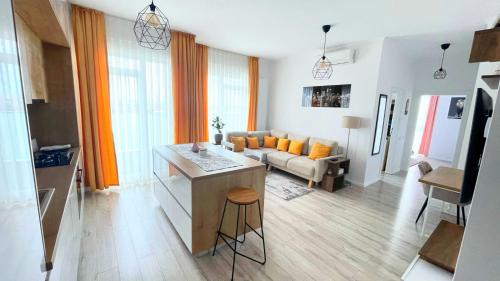 Μια τηλεόραση ή/και κέντρο ψυχαγωγίας στο Patris Apartment Oradea
