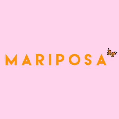 a sign that says mariposa with a butterfly on it at Mariposa Sea and Starry Garden Villa in Ishigaki Island