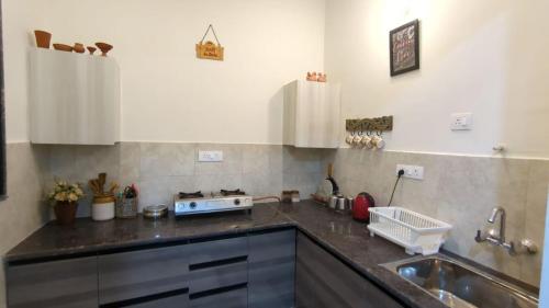 Bilik mandi di Kridha Unique and Peacefull villa