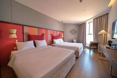 Katil atau katil-katil dalam bilik di The Raclay Mandala Resident - Just 15 minutes from the Mui Ne Red Sand Dunes
