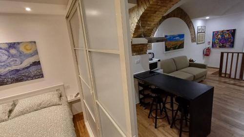 Zona de estar de Troppo Forte appartamento a due passi dal Colosseo