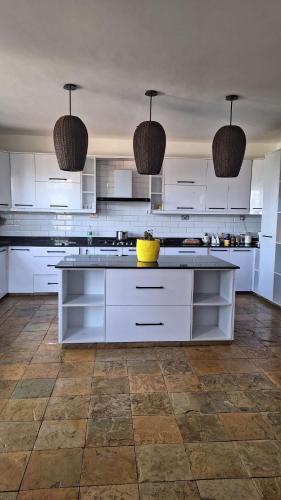 Dapur atau dapur kecil di Nanyuki holiday home