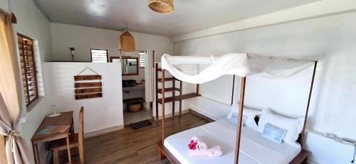 Voodi või voodid majutusasutuse Villa c'est la vie toas