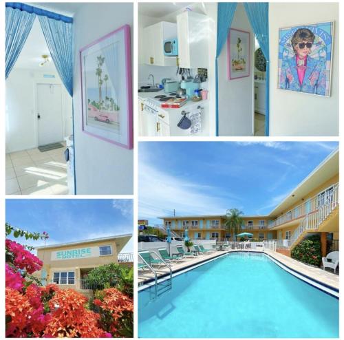Πισίνα στο ή κοντά στο Sunrise Motel