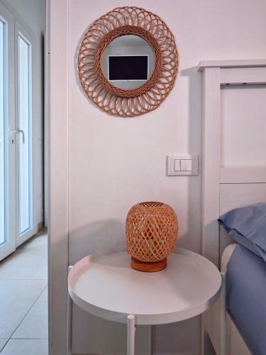 Postel nebo postele na pokoji v ubytování Casa del mare