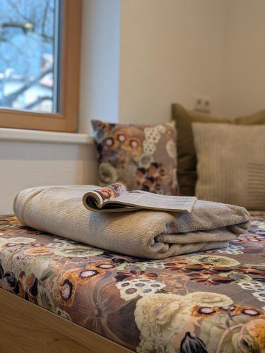 Una cama o camas en una habitación de Gartenapart
