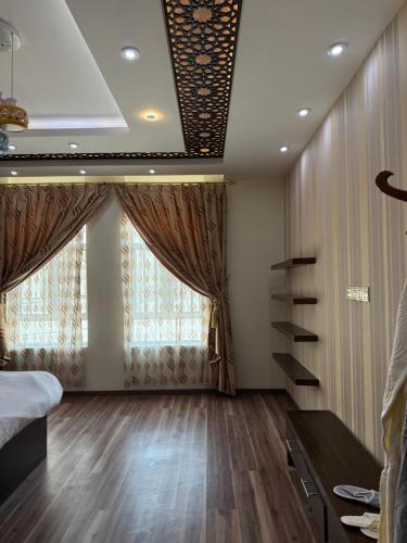 Ένα ή περισσότερα κρεβάτια σε δωμάτιο στο Hada deluxe 3 Rooms Apartment