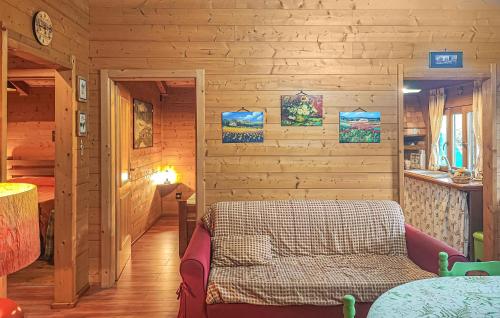 Χώρος καθιστικού στο Alcantara Chalet