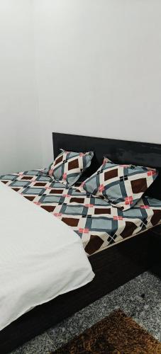 Ένα ή περισσότερα κρεβάτια σε δωμάτιο στο Hotel Golden Palace
