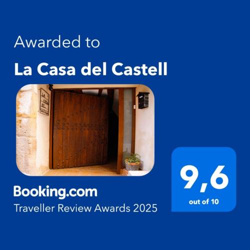 a screenshot of a scam website with a door at La Casa del Castell - Encanto rural junto al Parque Natural de els Ports in Horta de San Joan