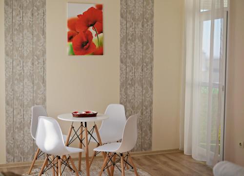 Χώρος καθιστικού στο Pipacs Apartman