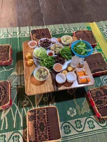 Jídlo v venkovského domu nebo okolí