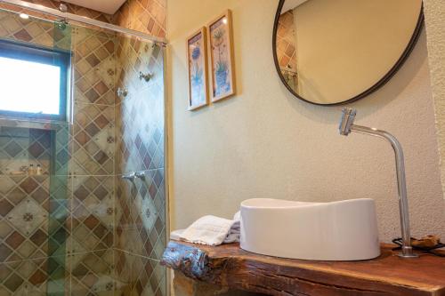 Ένα μπάνιο στο Hotel Fazenda São Silvano