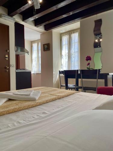 Letto o letti in una camera di Amazing Como