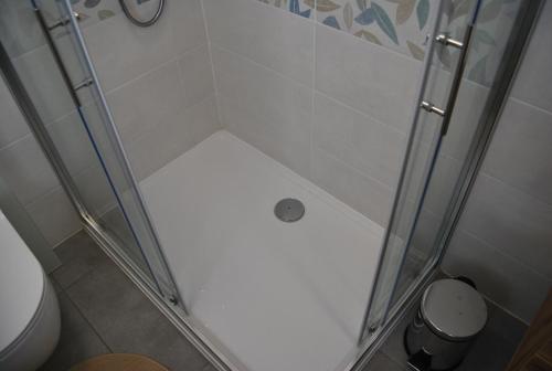 Koupelna v ubytování Apartma Rače