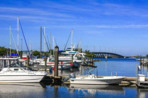a group of boats are docked at a marina at TAY307-B in Punta Gorda