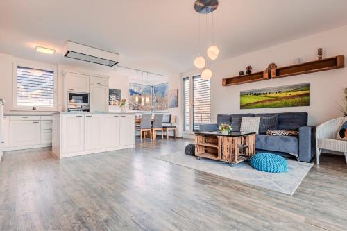 Köök või kööginurk majutusasutuses Penthouse in den Bergen