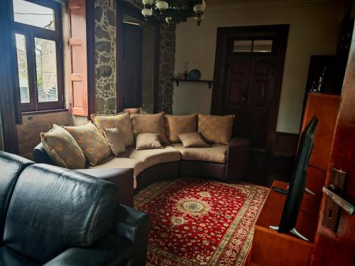 Ruang duduk di Albergue e AL O Brasão Valença