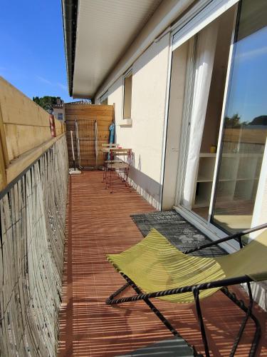 Balcon ou terrasse dans l'établissement Le Pacha