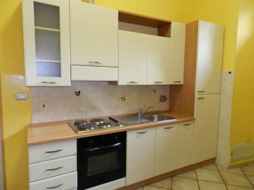 Dapur atau dapur kecil di Appartamenti Valdocco
