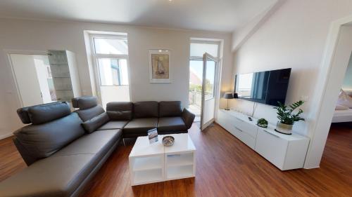 Μια τηλεόραση ή/και κέντρο ψυχαγωγίας στο Gretje in der Villa Patricia