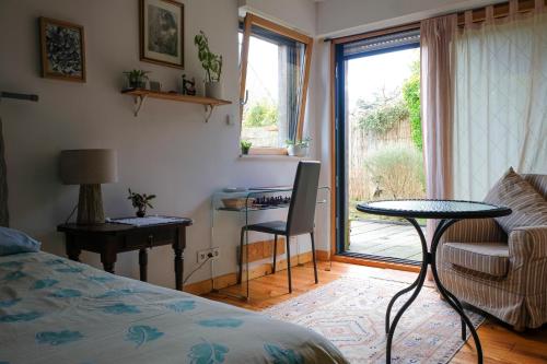 Chambre avec terrasse Chez Anne