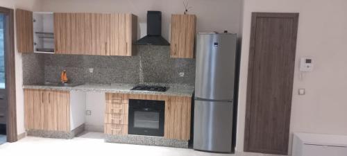 Una cocina o cocineta en le joyau de parc