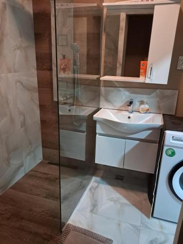 ห้องน้ำของ Aerodrom Apartment