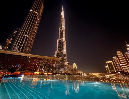 Sky High Luxury, Grande Signature, Burj Khalifa View, 5 minute walk to Dubai Mall