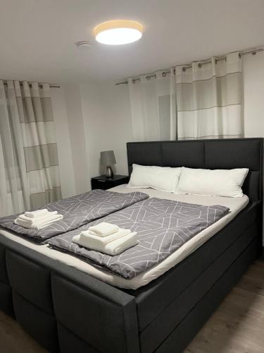 Postel nebo postele na pokoji v ubytování Wohnung