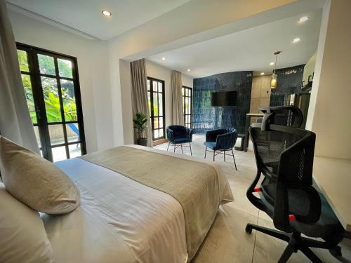 Katil atau katil-katil dalam bilik di Nomadic Suites