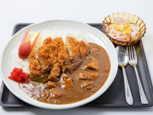 a plate of food on a tray with a bowl of food at Birdland - Vacation STAY 81148v in Seki