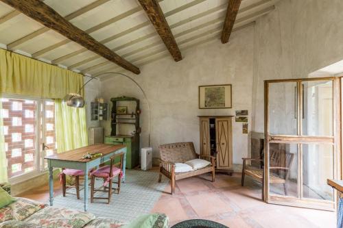 Ruang duduk di Settignano Tuscany Homes