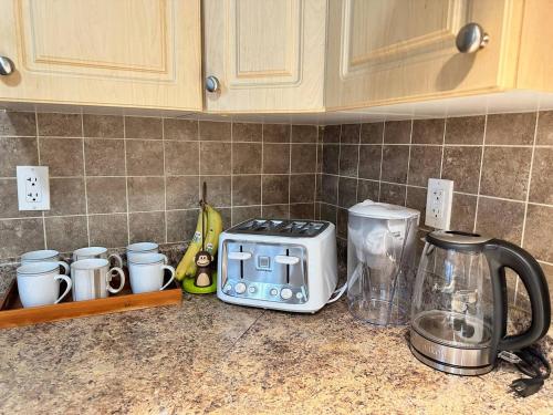 Dapur atau dapur kecil di Lovely 2br Bsmt Suite W Parking For Pickup