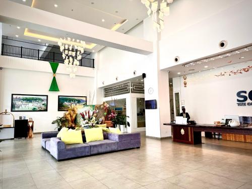 Χώρος καθιστικού στο Swan Garden Resort Hotel