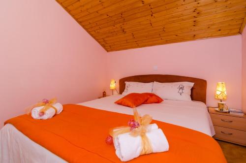 Postel nebo postele na pokoji v ubytování Holiday Home Tina
