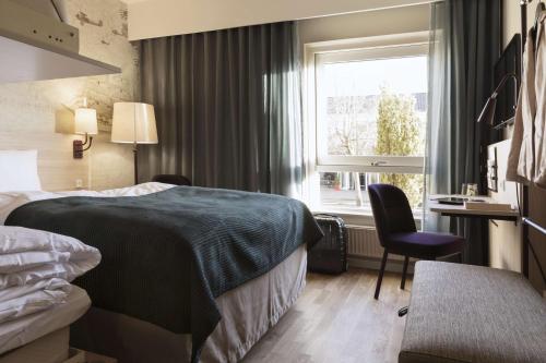 Postel nebo postele na pokoji v ubytování Scandic Aalborg Øst