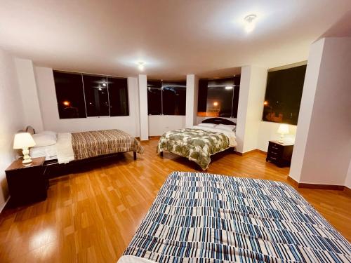 Postel nebo postele na pokoji v ubytování Kay-House