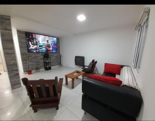 TV/trung tâm giải trí tại Casa en Ushuaia