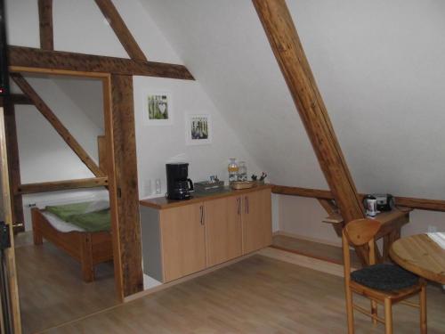 Η κουζίνα ή μικρή κουζίνα στο Ferienhaus Schneiders