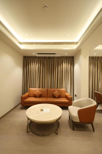 Zona de estar de MARIGOLD-Newly Renovated Hotel