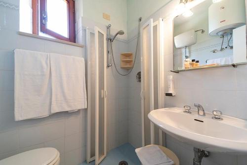 Koupelna v ubytování Hotel Casa Lupi