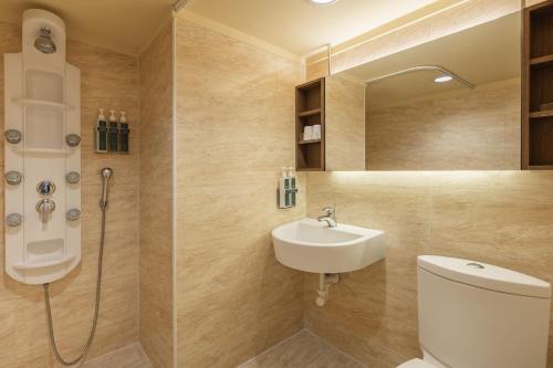 Koupelna v ubytování Kindness Hotel - Yuanlin Branch